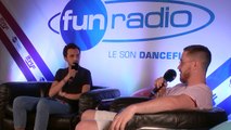 Don diablo en interview dans le studio de fun radio à l emf 2019