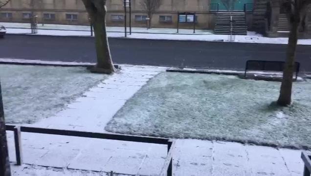Snow in South Shields