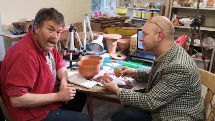 Broadcaster found remains of ancient site and pottery during dig that took place in his garden