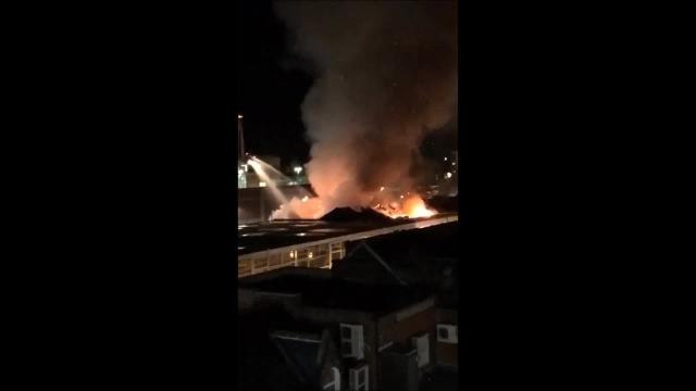 Fire at Blandford Street Sunderland