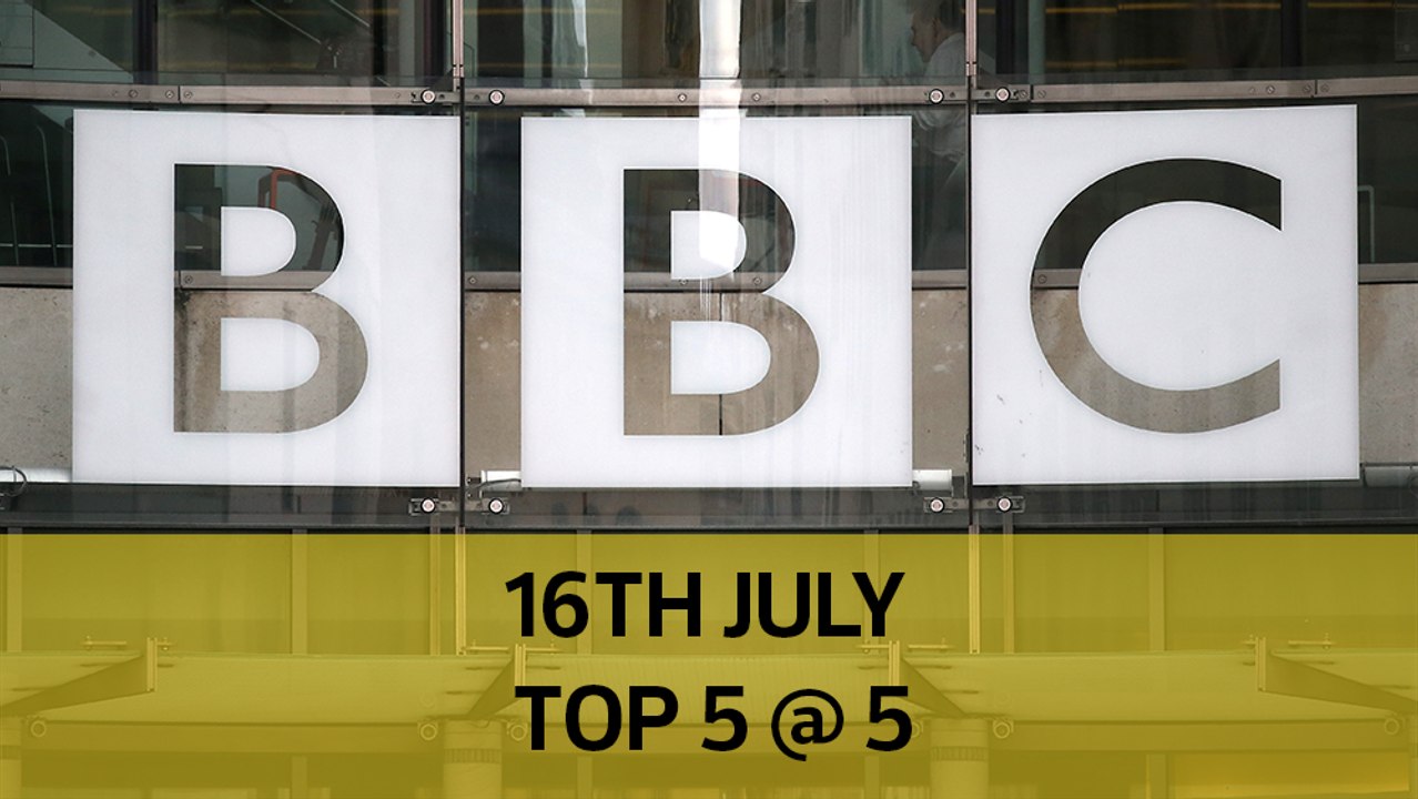 16th July Top 5 @ 5