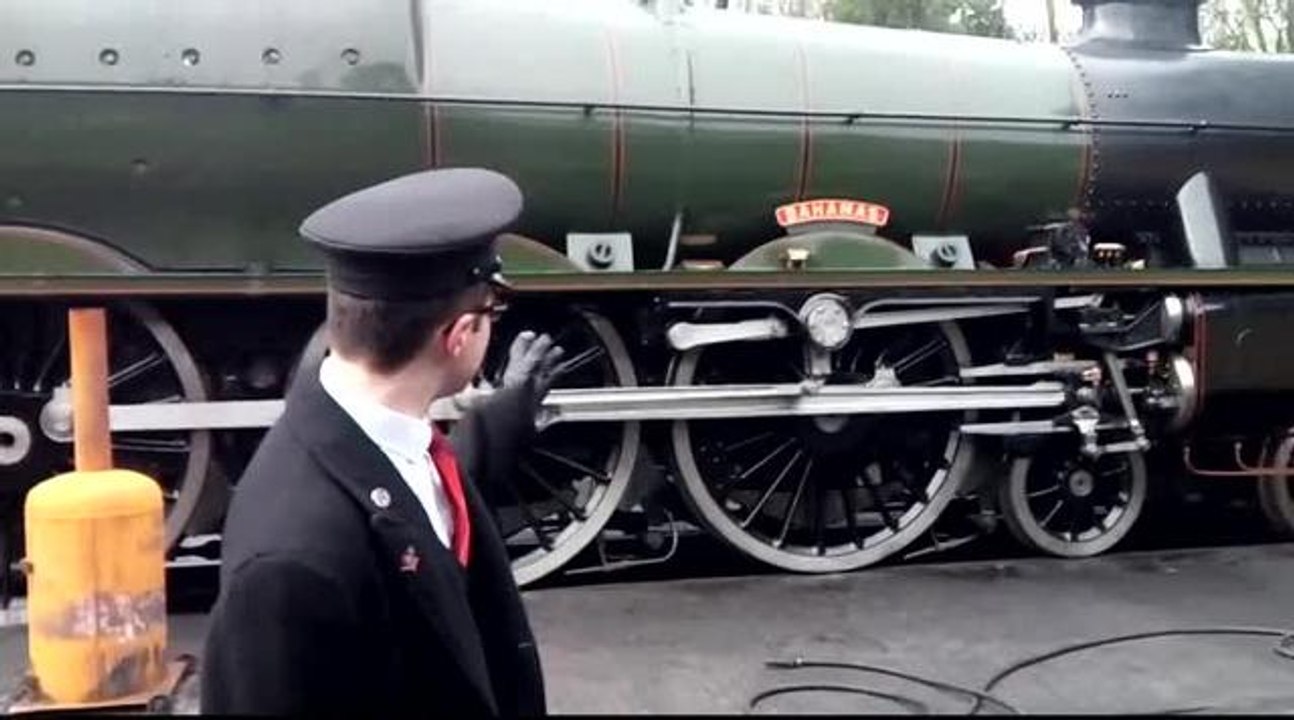 Bahamas steam locomotive at Haworth Station