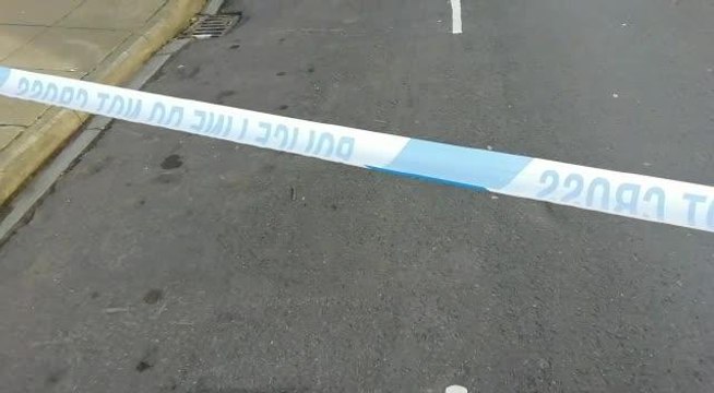 VIDEO: Police have cordoned a road in Portsmouth after a man was shot