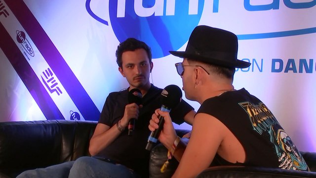 Timmy Trumpet en interview dans le studio de Fun Radio à l'EMF 2019