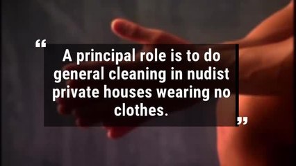 Naked cleaners wanted in Nottinghamshire