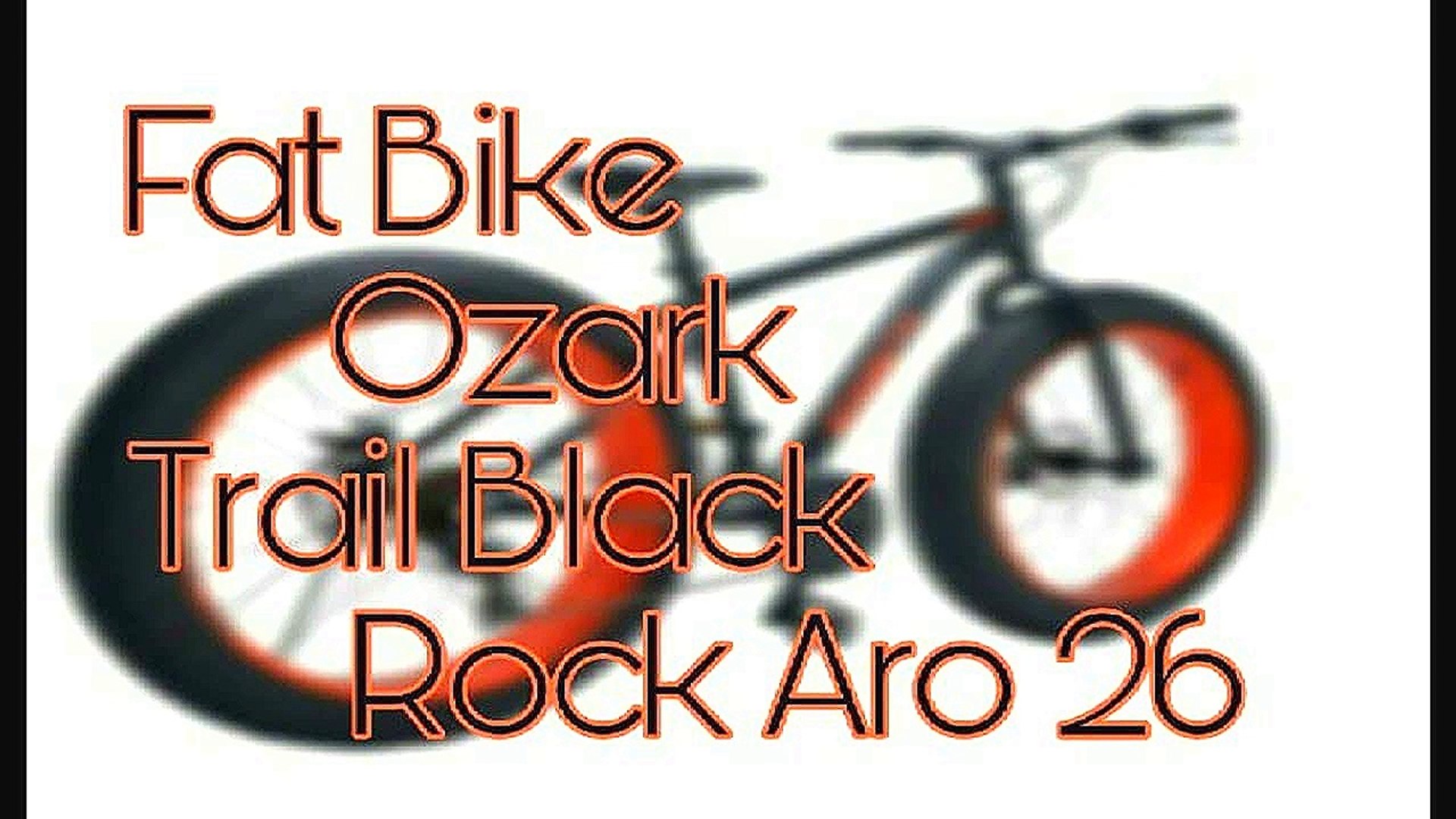 Fat Bike Ozark Trail Black Rock Aro 26 