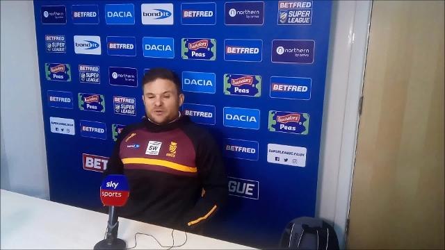 Huddersfield Giants boss Simon Woolford after 32-20 loss to Warrington