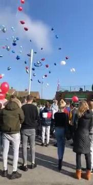 Balloon release in memory of Sunderland murder victim Connor Brown