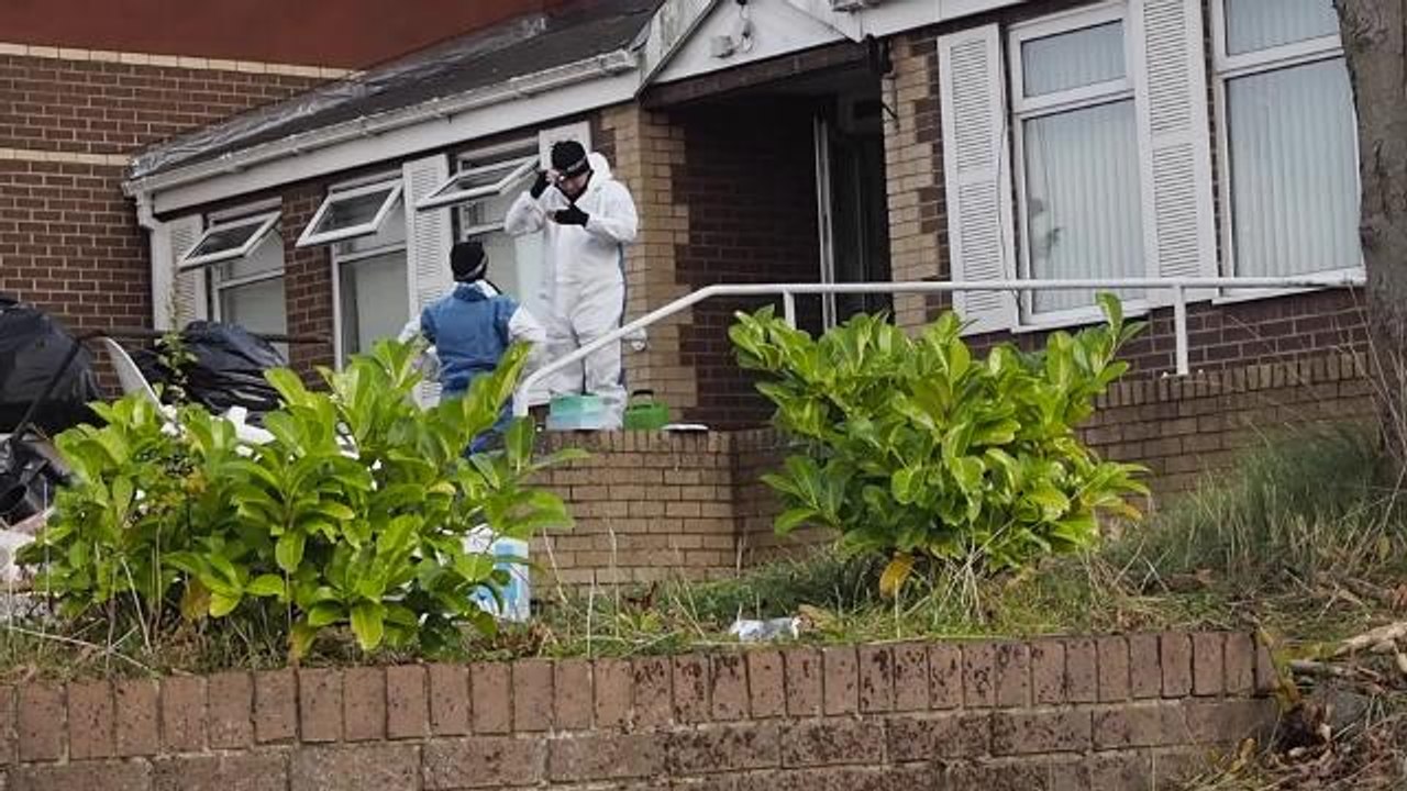 Scene of crime officers search care home after fire