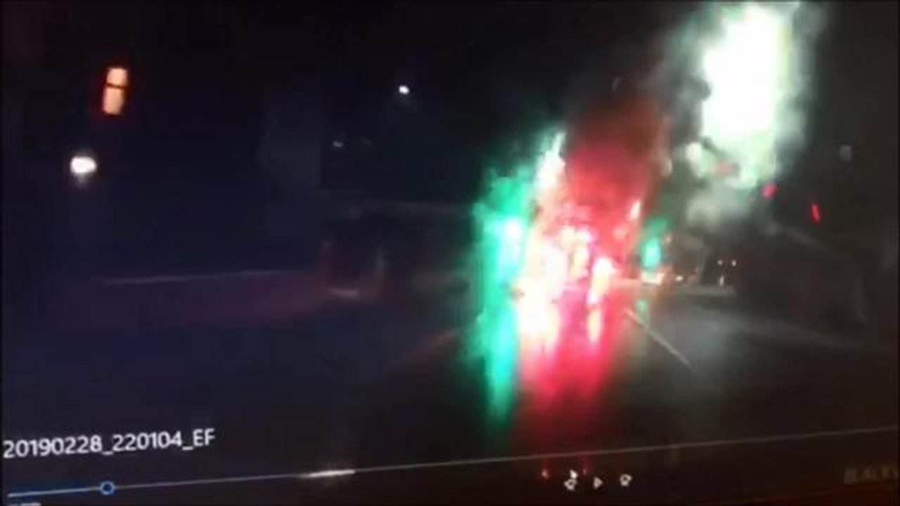 Caravan crash