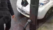 Electric car charging points