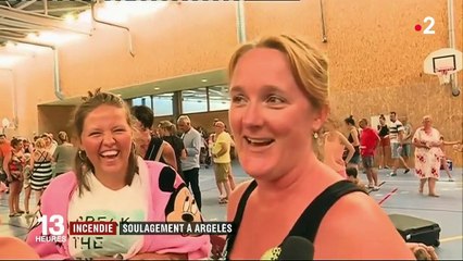 Incendies : le soulagement des campeurs d'Argelès-sur-Mer