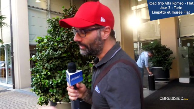 Road trip Caradisiac en Alfa Romeo - Fiat - Jour 2 à Turin : visite du mythique circuit du Lingotto et du nouveau Hub Fiat