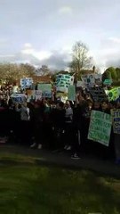 Climate change protest in Louth