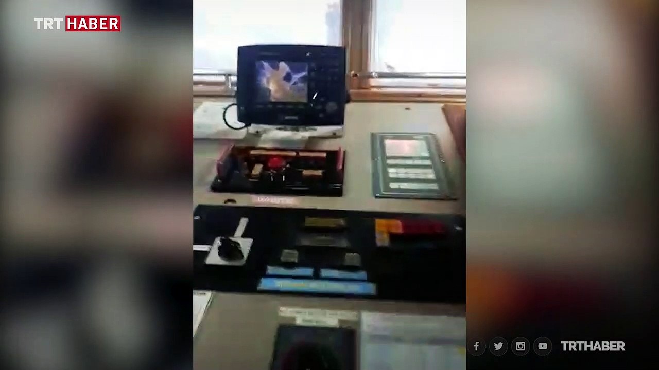 Nijerya açıklarında kaçırılan gemiden ilk görüntüler