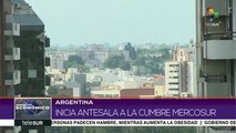 Inicia en Argentina antesala a la Cumbre Mercosur