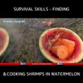 Habilidades de supervivencia - Encontrar y cocinar camarones en sandía