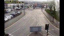 CCTV footage shows the hit-and-run