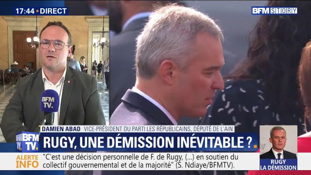 Damien Abad (LR) sur la démission de François de Rugy: C'est un coup d'arrêt pour le gouvernement