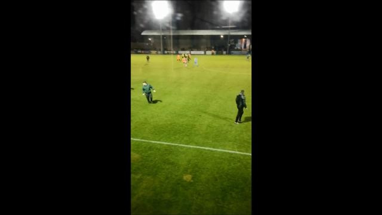 Video: Declan Devine joins in the celebrations at Harps