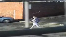 Shoplifted caught on CCTV carrying large knife