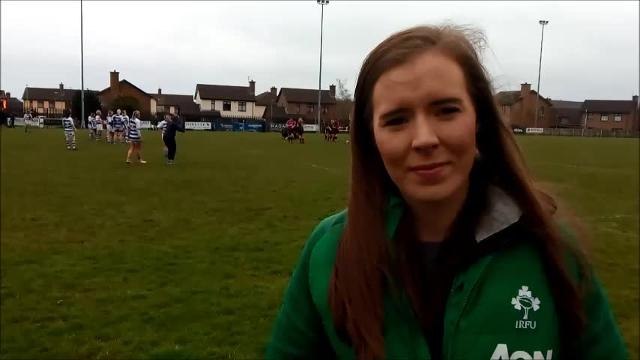 Irish international Claire McLaughlin discusses the profile of women's rugby