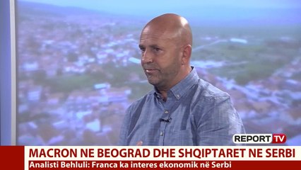 Vizita e Macron në Beograd dhe shqiptarët në Serbi, i ftuar në studio analisti Nexhat Behluli