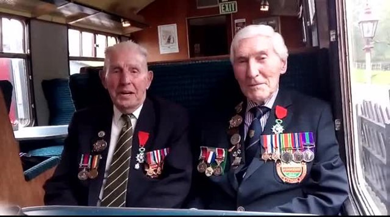 WW2 veterans on the KWVR