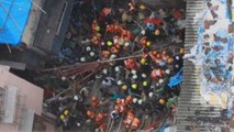 Derrumbe en la India deja al menos 7 muertos y decenas de atrapados