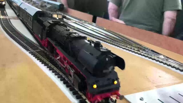 Model railway exhibit at Fareham College