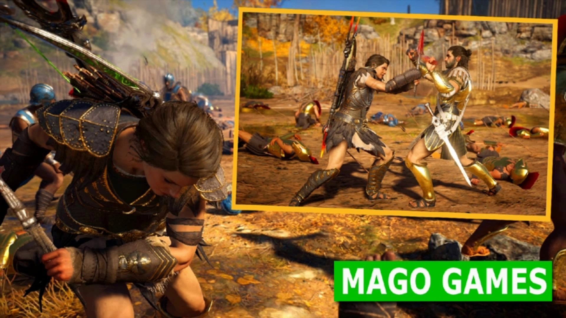 ⁣Assassin’s Creed Odyssey Kassandra vs Deimos all Battles