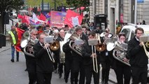 Leeds TUC May Day march and rally to celebrate May Day - International Workers' Day.