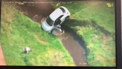 Police chase river crash