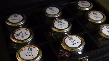 Inside Tamzin's Tea Room in Blackpool