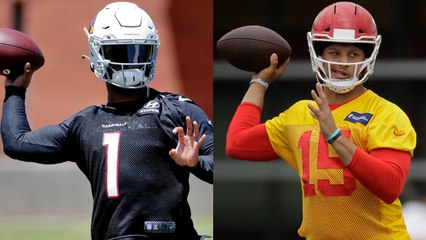 Comparing Kyler's situation to Mahomes' in '18
