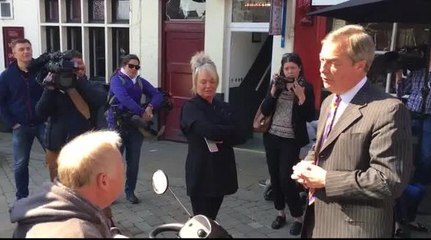 Nigel Farage in Pontefract