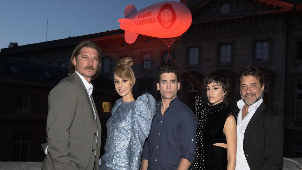 Les acteurs de «La Casa de Papel» se payent la Monnaie de Paris