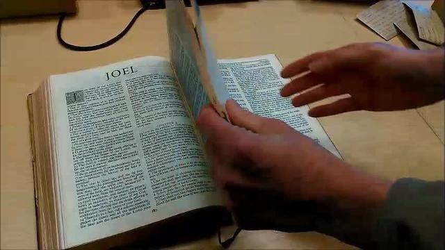 Daughter reunited with father's Bible after appeal