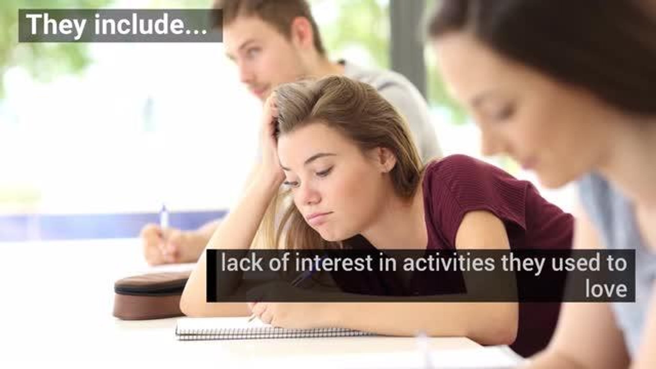 Signs someone may be having mental health issues