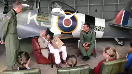 D-Day Spitfire ace Alan Frost returns to the skies