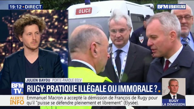 Julien Bayou assure que la provenance de l'argent envoyé par François de Rugy à EELV n'était pas indiquée