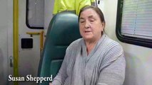 Woman thanks paramedics for saving her life