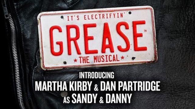 Grease hits performed by stars Dan Partridge as Danny and Martha Kirby as Sandy