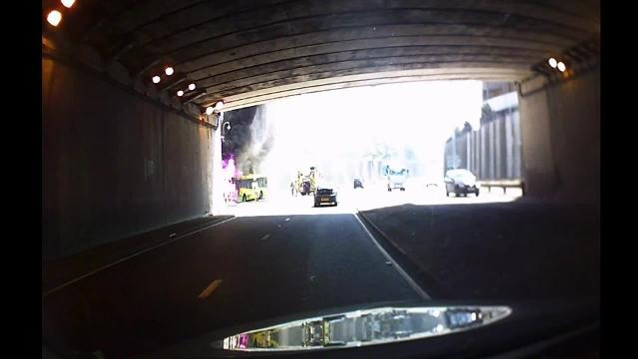 Bus fire
