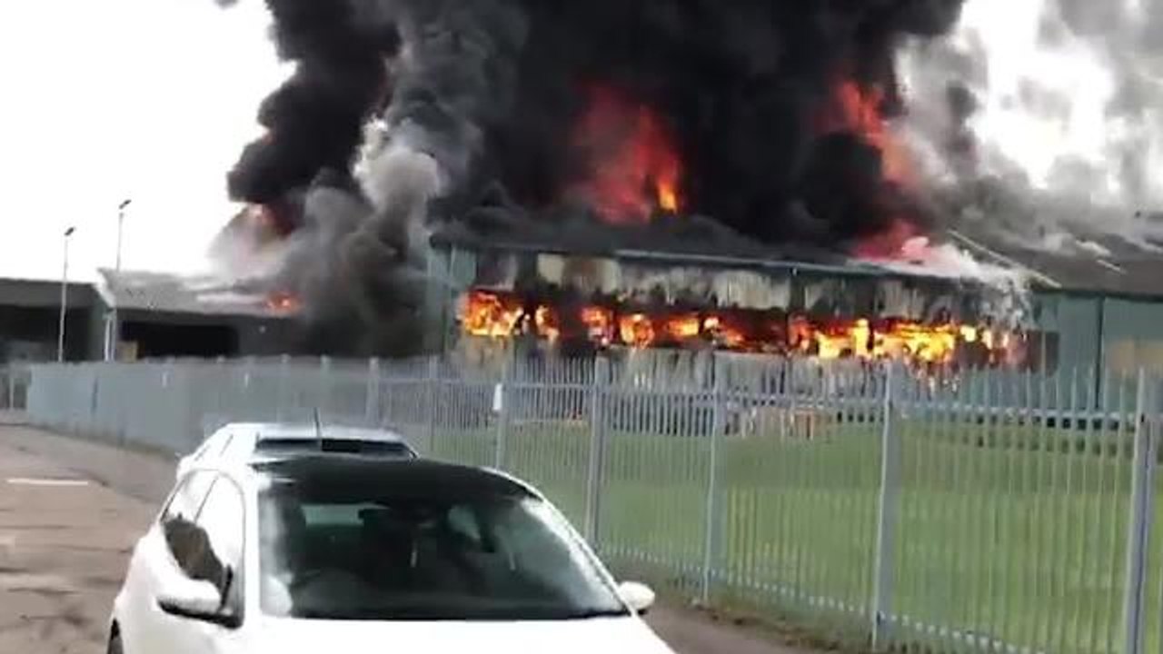 Fire at Sywell.