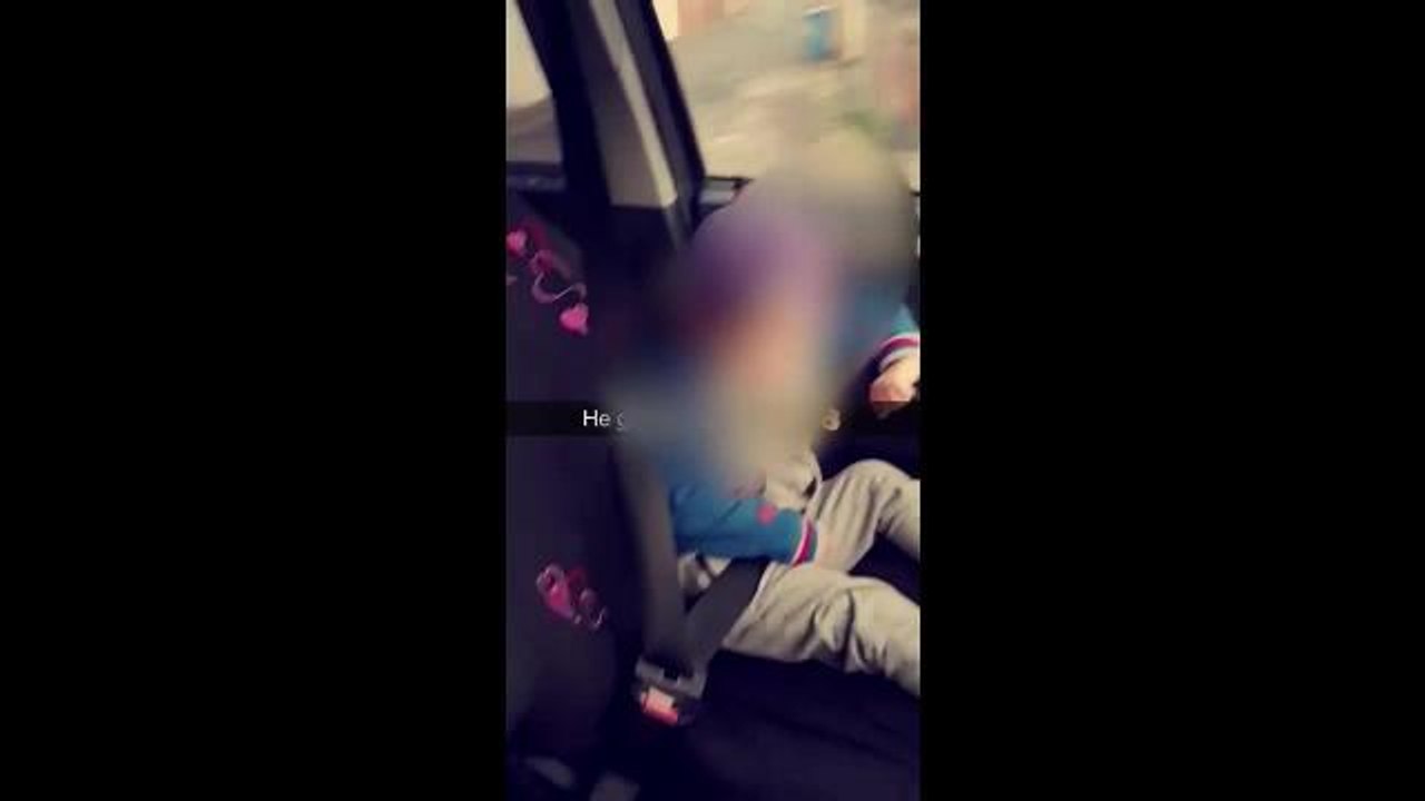 Kerry White filmed this video while driving