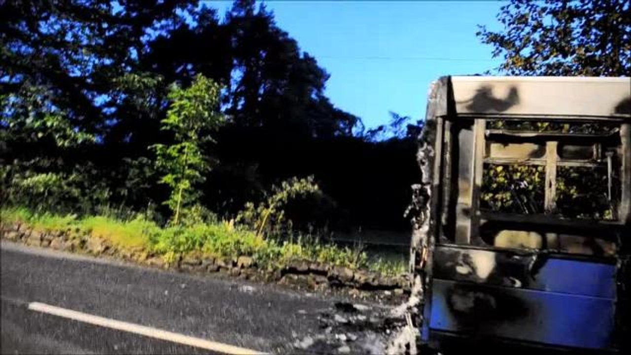 Slamannan bus fire 270619