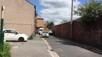 Скачать видео: Incident on Marsden Street, Chesterfield