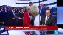 Ursula von der Leyen voted new EU chief, analysis by FRANCE 24's Armen Georgian