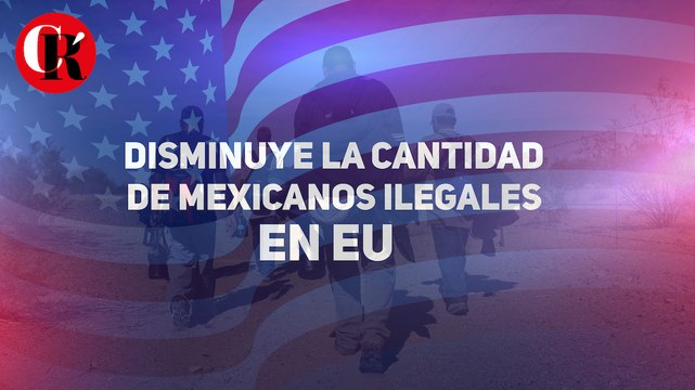 Disminuye la cantidad de mexicanos ilegales en EU